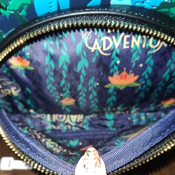 Loungefly Disney Parks Tiana's Bayou Adventure Mini Backpack - Green & Black - Picture 8 of 8